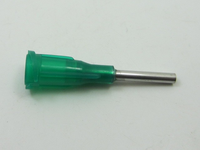 1pc. PRECISION GREEN(14ga) 1/2" GLUE TIP